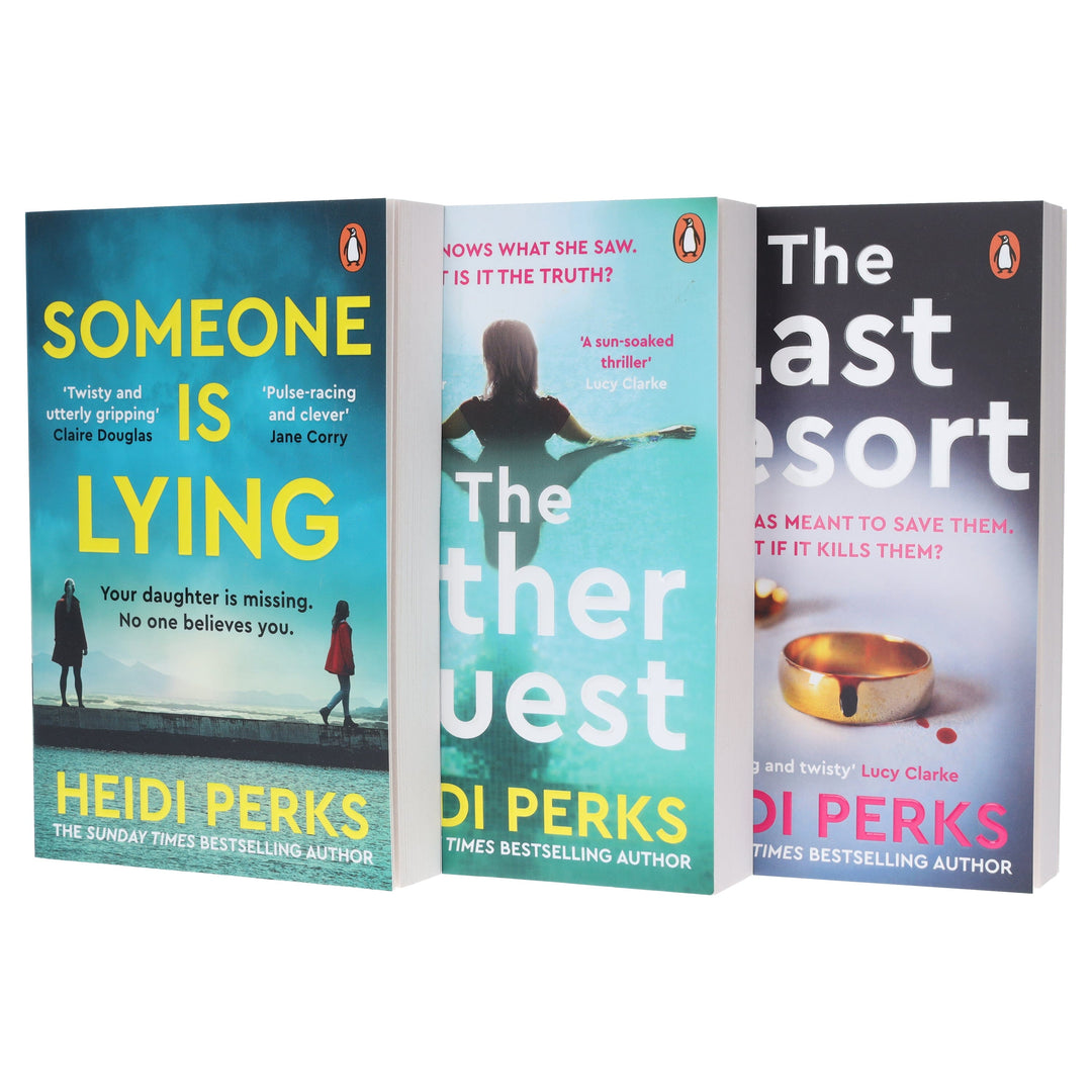 The Other Guest, The Last Resort & Someone Is Lying by Heidi Perks: 3 Books Set - Fiction - Paperback