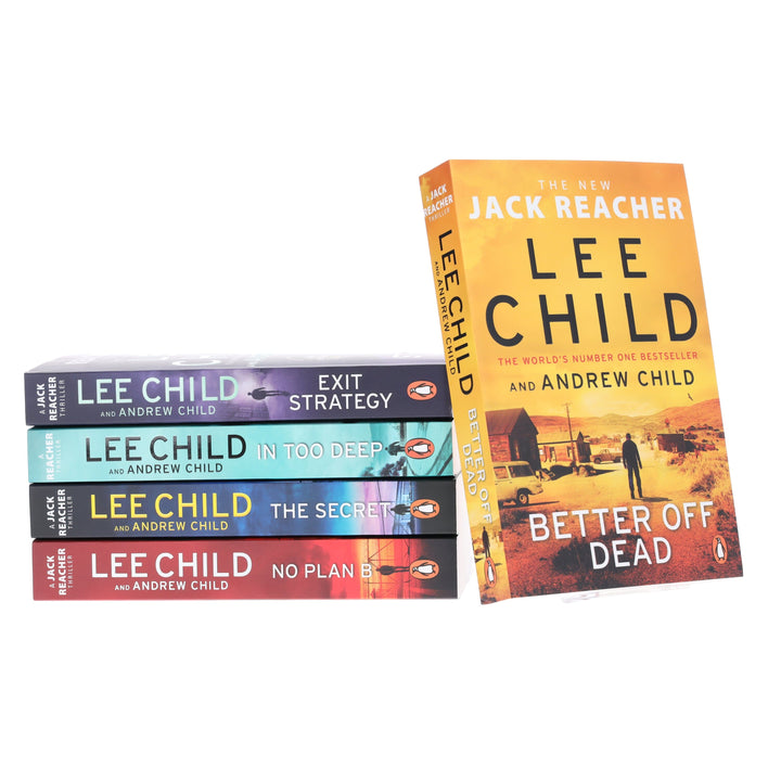 Jack Reacher Series (Books 26-30) by Lee & Andrew Child 5 Books Collection Set - Fiction - Paperback