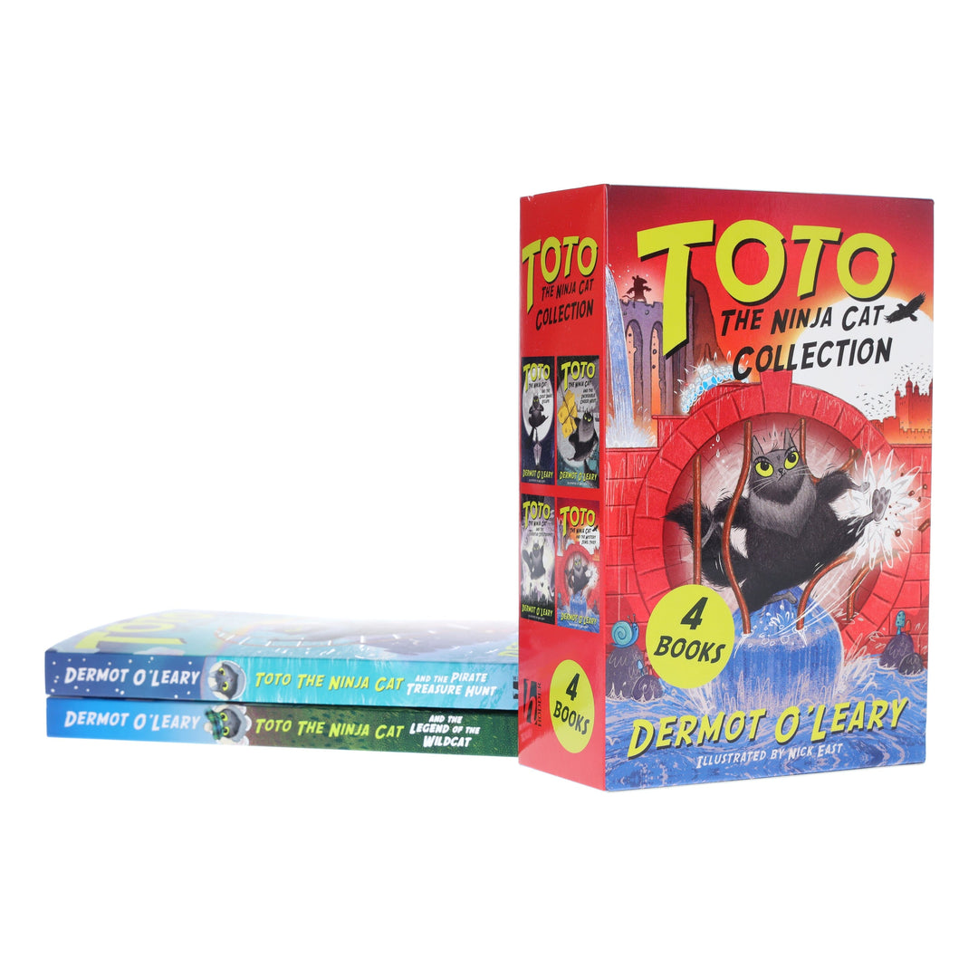 Toto the Ninja Cat Series by Dermot O’Leary Illustrated 6 Books Collection Set - Ages 7+ - Paperback