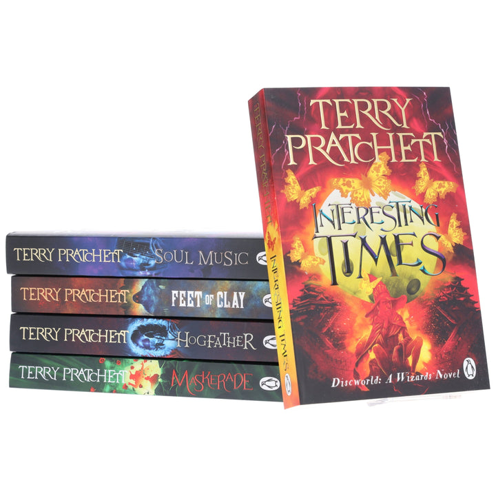 Discworld (Book 16-20) by Terry Pratchett 5 Books Collection Set - Fiction - Paperback