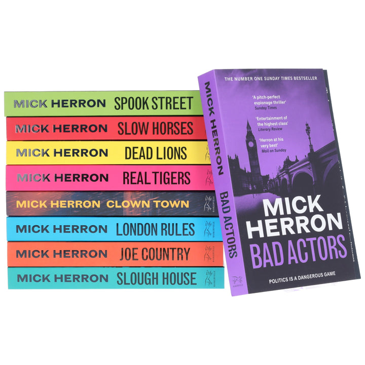 Slough House Series: Book 1-9 by Mick Herron Complete Collection 9 Books Set - Fiction - Paperback
