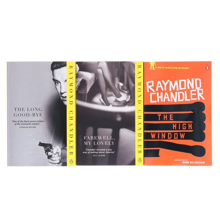 Philip Marlowe Series by Raymond Chandler 3 Books Collection set - Fiction - Paperback