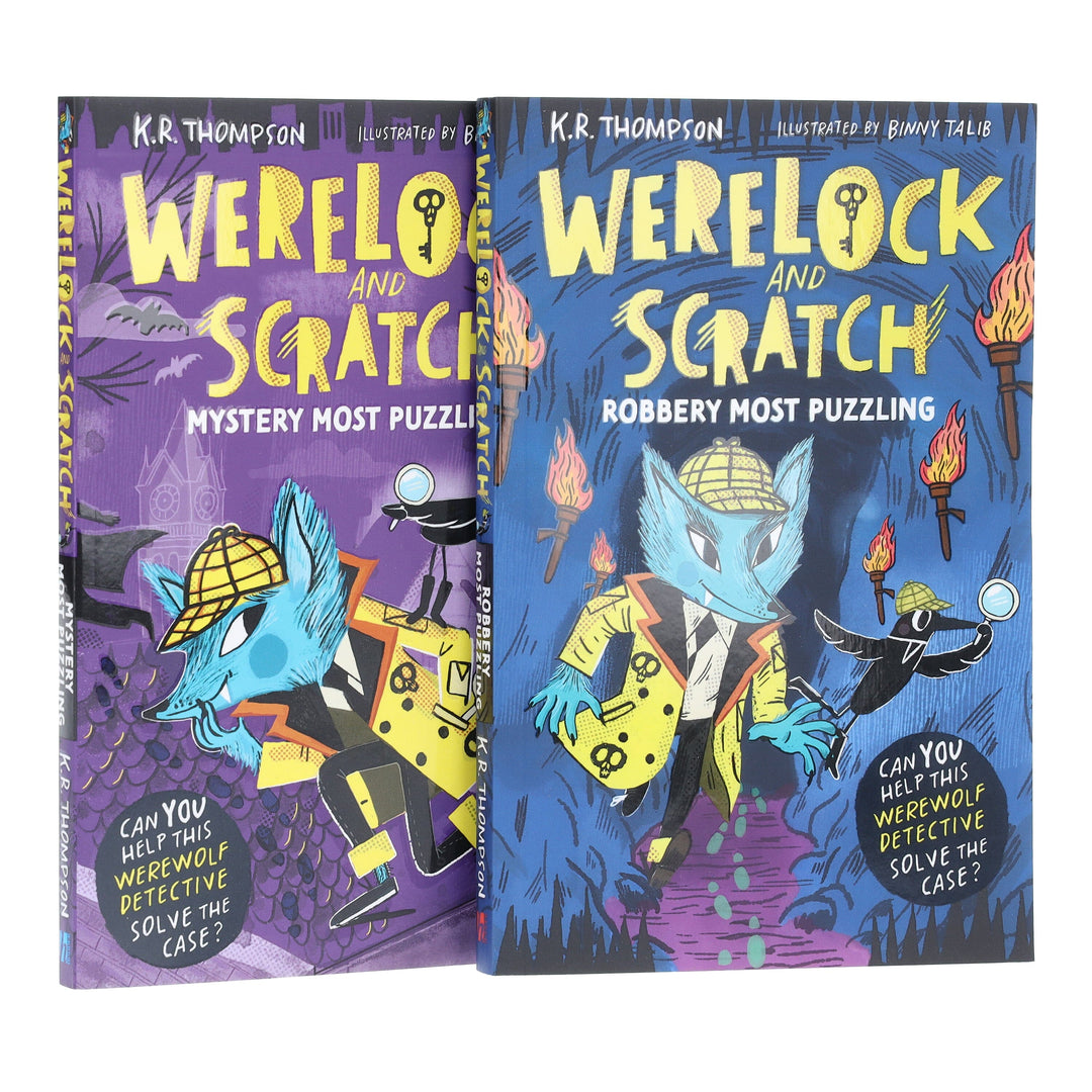 Werelock and Scratch Series by K.R. Thompson Illustrated 2 Books Collection Set - Ages 7+ - Paperback