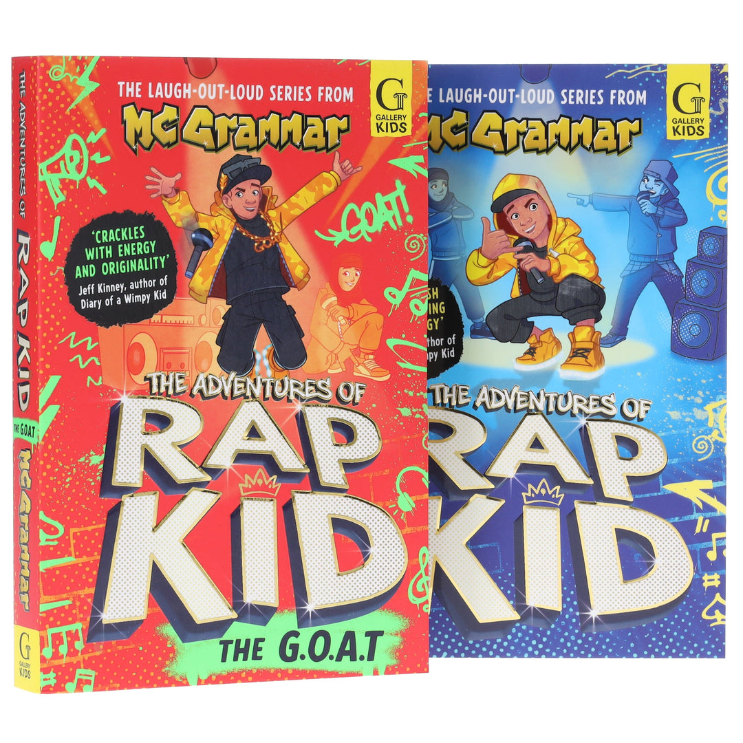 The Adventures of Rap Kid Series by MC Grammar 2 Books Collection Set - Ages 8+ - Paperback