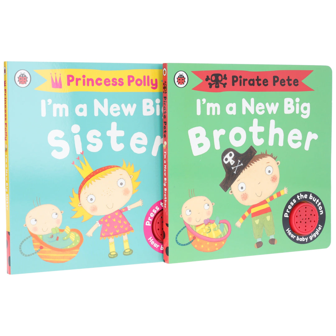 Pirate Pete and Princess Polly Series By Lady Bird 2 Books Collection Set - Ages 2-4 - Board Book