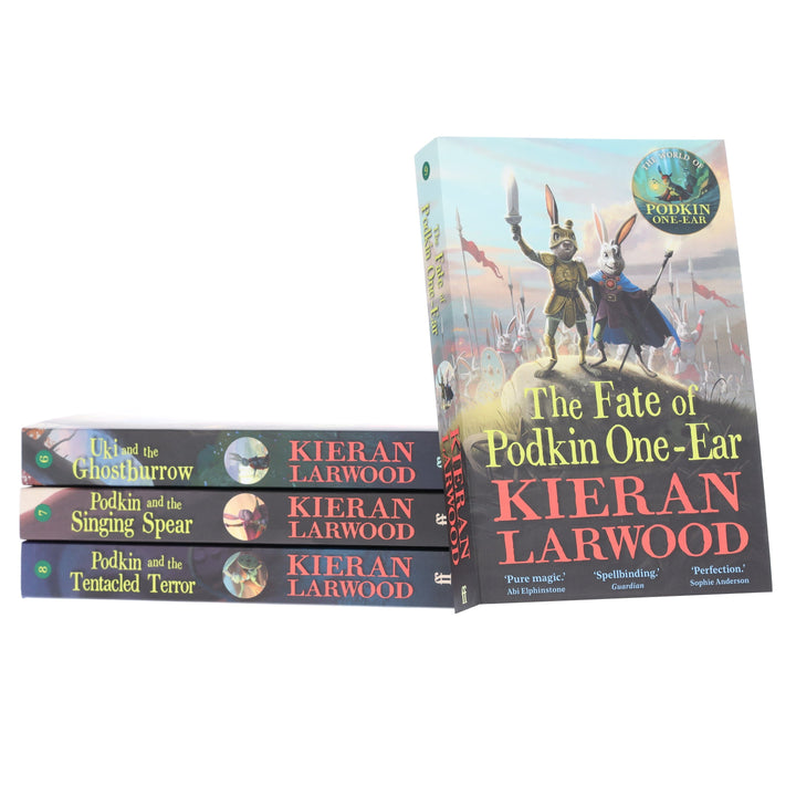 The World of Podkin One-Ear Series (Book 6-9) by Kieran Larwood 4 Books Collection Set - Ages 9+ - Paperback