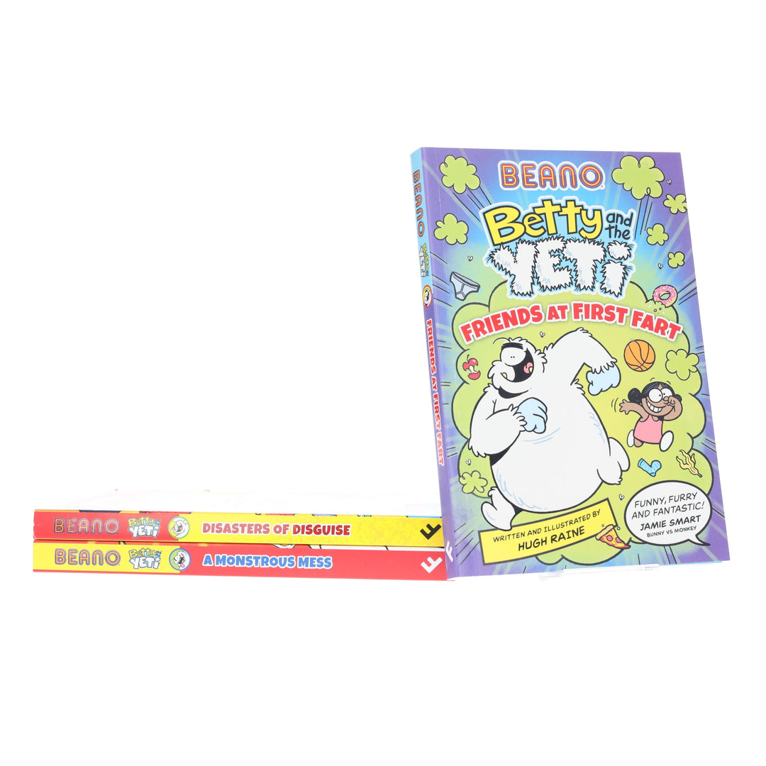 BEANO Betty And The Yeti Series by Hugh Raine & Beano 3 Books Collection Set - Ages 6+ - Paperback