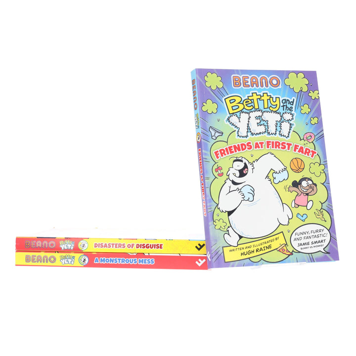BEANO Betty And The Yeti Series by Hugh Raine & Beano 3 Books Collection Set - Ages 6+ - Paperback