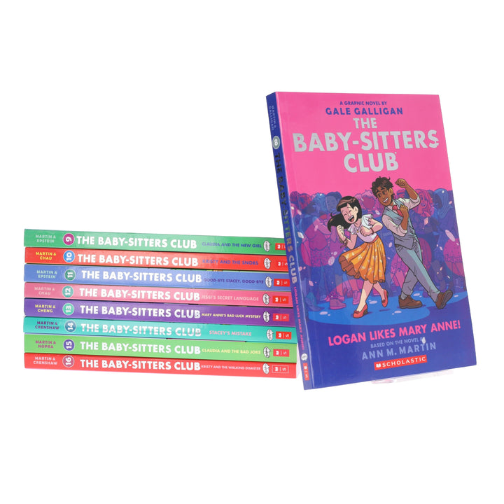 The Baby-Sitters Club Graphic Novels (Book 8-16) by Ann M. Martin: 9 Books Collection Set - Ages 8-12 - Paperback