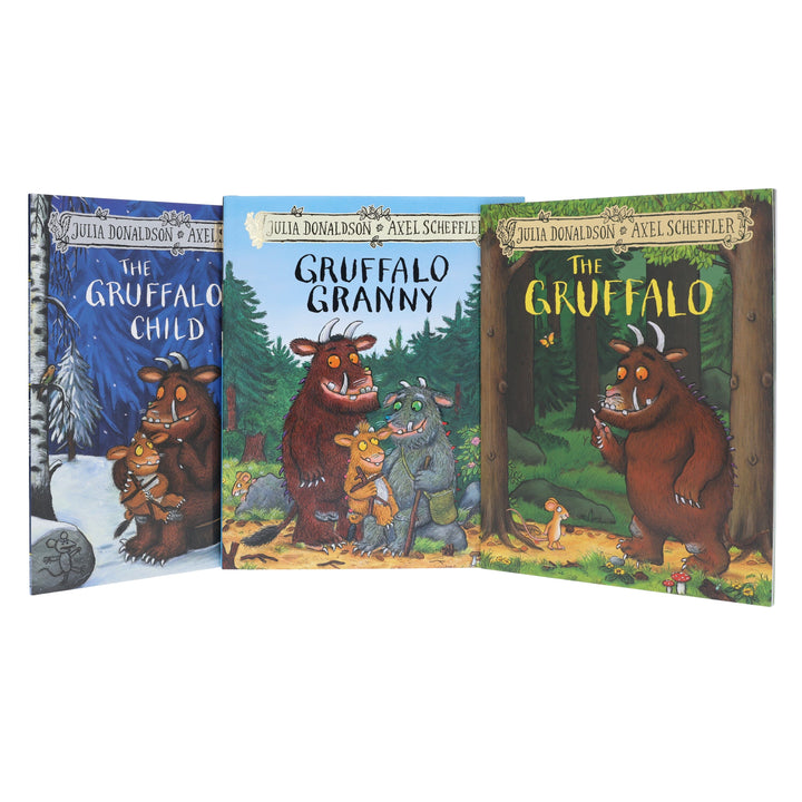 The Gruffalo Series by Julia Donaldson Illustrated 3 Picture Books Collection Set - Ages 3+ - Paperback/Hardback
