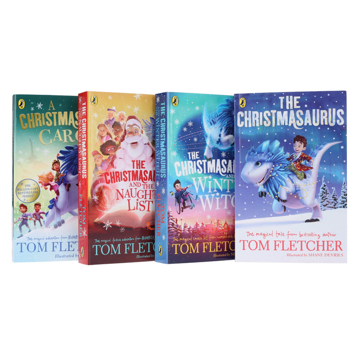 The Christmasaurus Collection by Tom Fletcher Illustrated 4 Books Set - Ages 6+ - Paperback