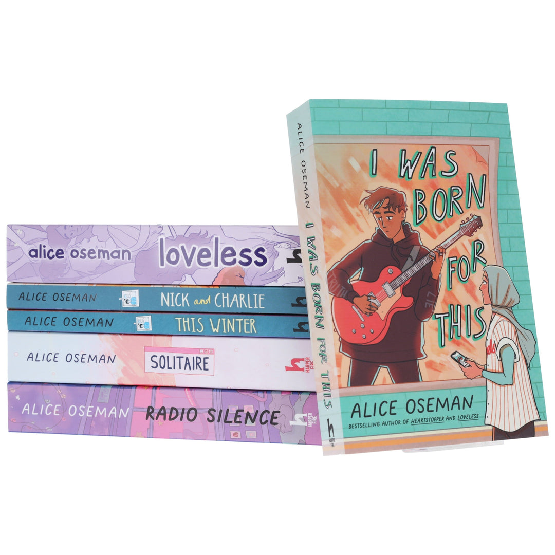 Alice Oseman Collection (Solitaire, Radio Silence, I Was Born For This, Loveless, Nick and Charlie, This Winter) 6 Books Box Set - Ages 13+ - Paperback