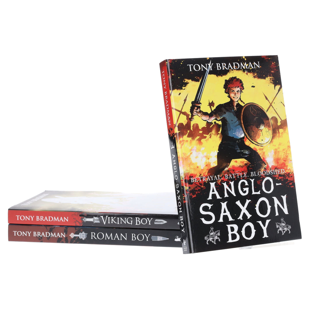 Viking Boy Series by Tony Bradman Illustrated 3 Books Collection Set - Ages 9-12 - Paperback