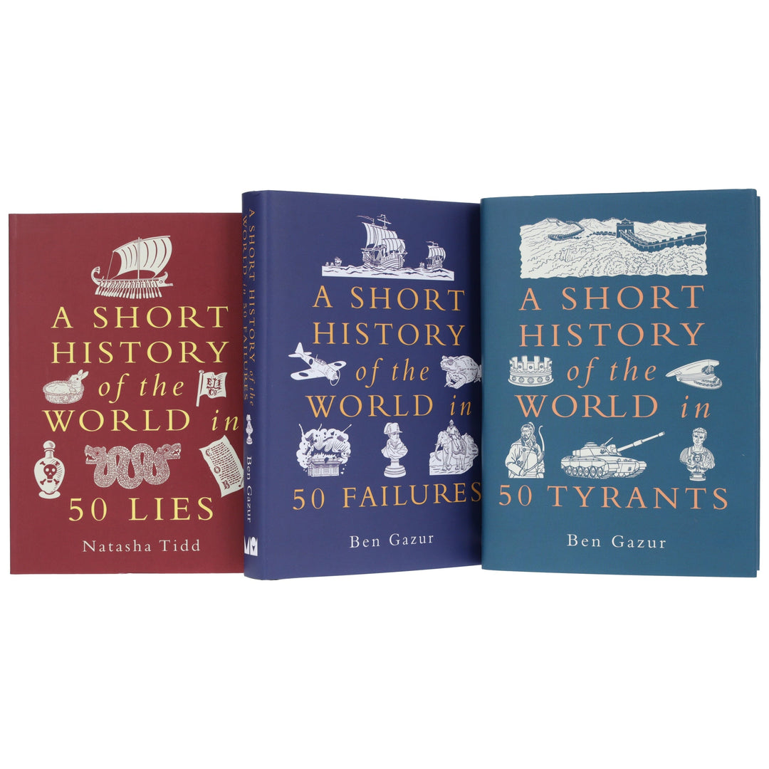 A Short History of the World Series by Ben Gazur & Natasha Tidd 3 Books Collection Set - Non Fiction - Paperback/Hardback