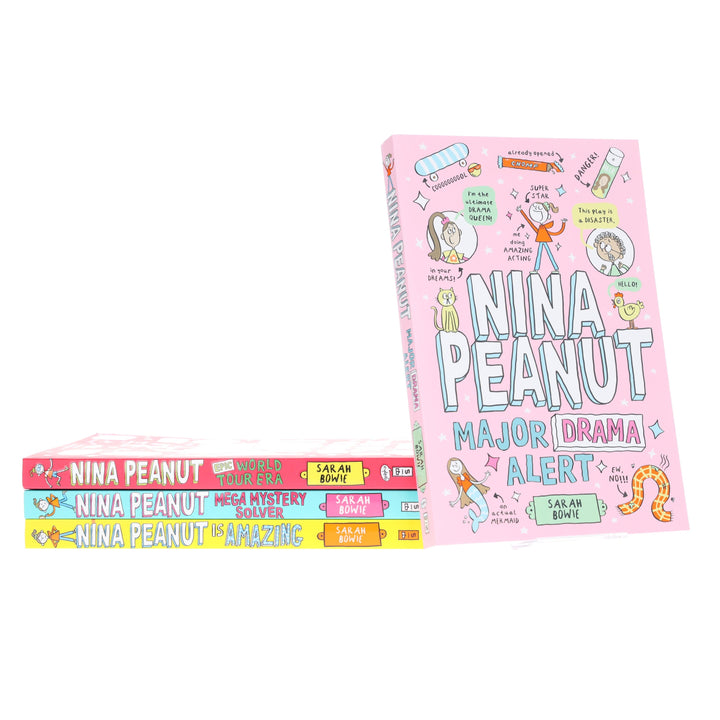 Nina Peanut Series by Sarah Bowie 4 Books Collection Set - Ages 9+ - Paperback