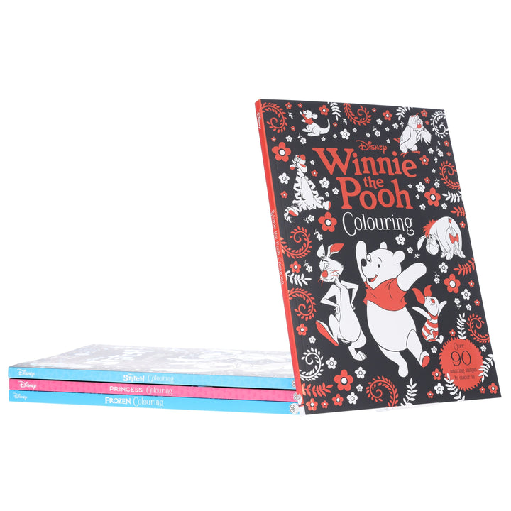 Disney Colouring Collection by Walt Disney 4 Books Set - Ages 5+ - Paperback