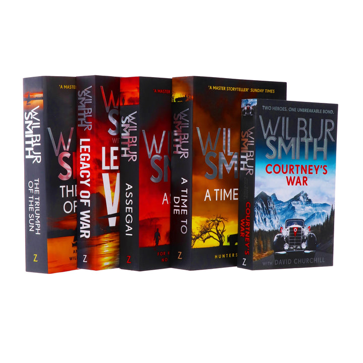 Courtney Family Novels By Wilbur Smith 5 Books Collection Set - Fiction - Paperback