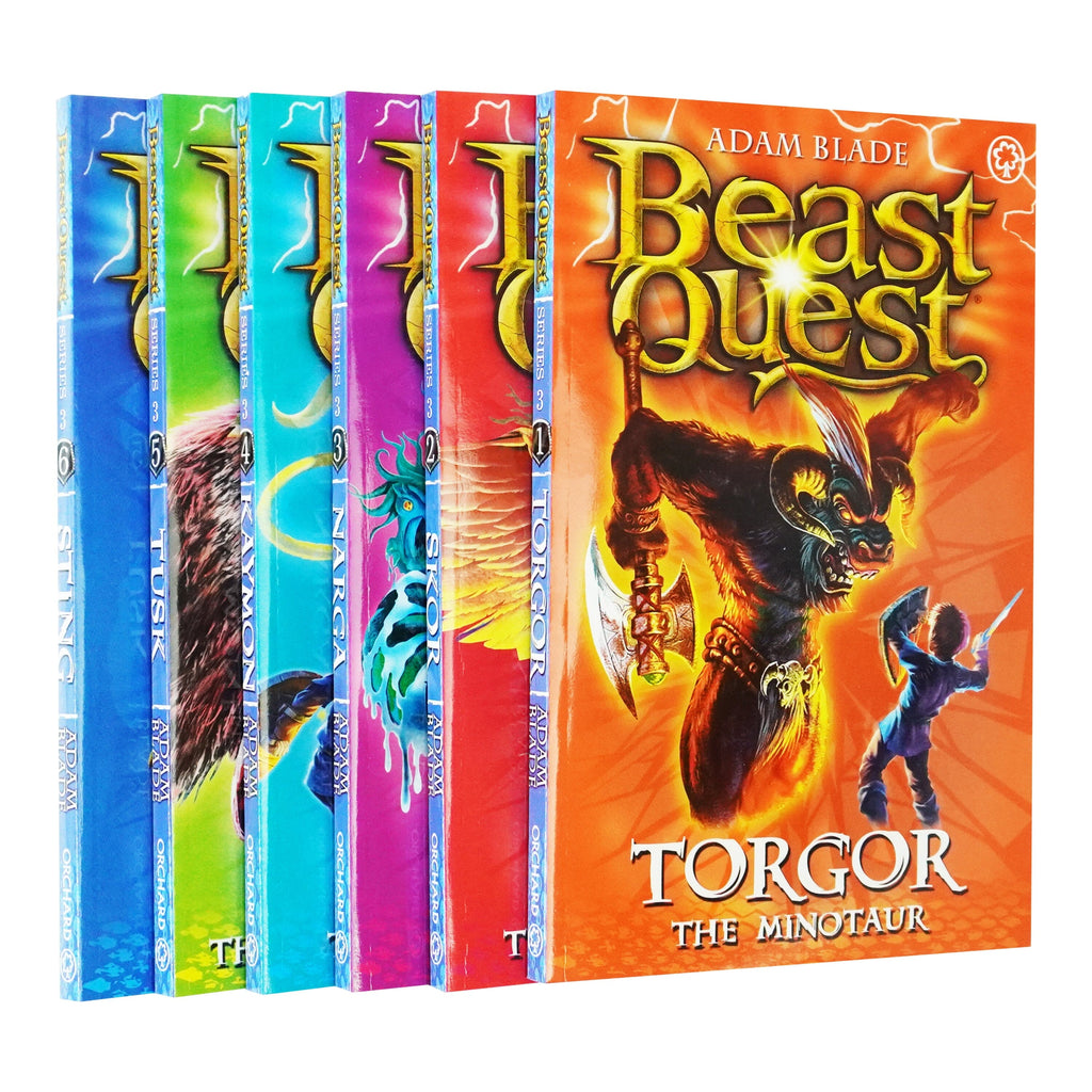 Beast Quest 全34巻 Adam Blade Beast Quest 24 Books Collection Set Series 7 - 10 by Adam