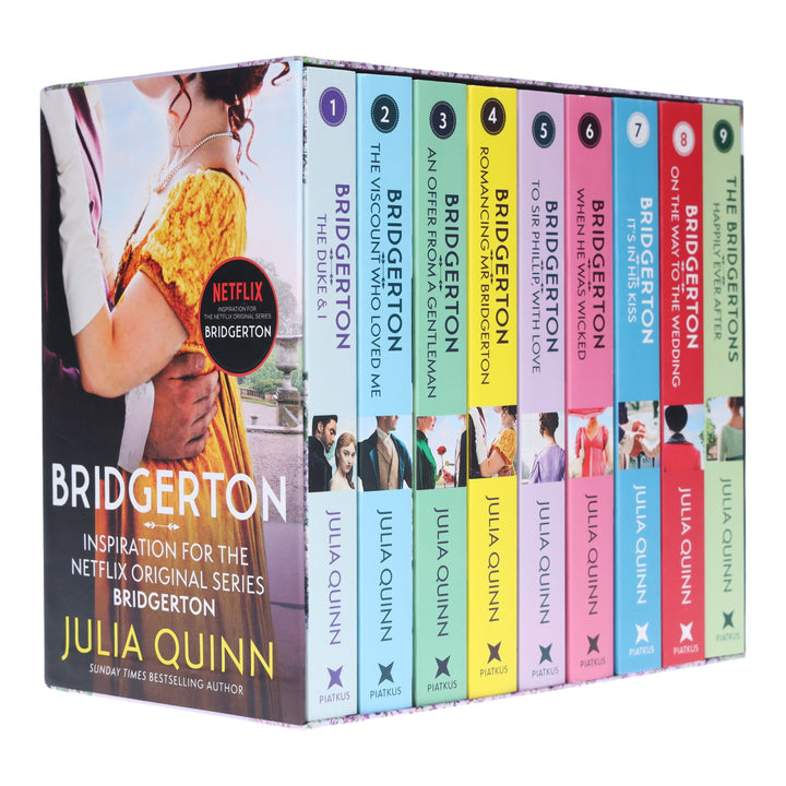 Bridgerton Complete Collection (Book 1-9) by Julia Quinn: 9 Books Box Set - Fiction - Paperback