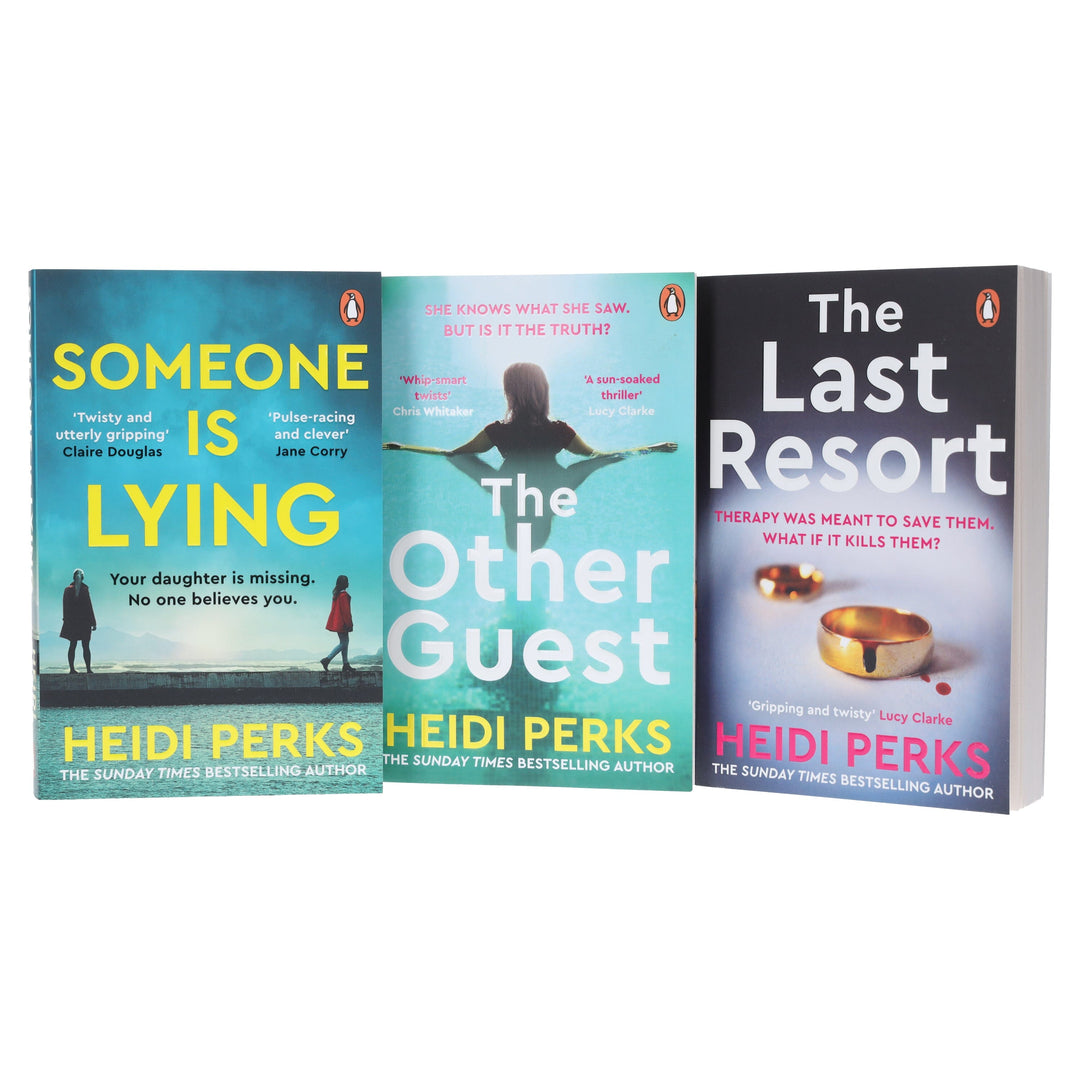The Other Guest, The Last Resort & Someone Is Lying by Heidi Perks: 3 Books Set - Fiction - Paperback