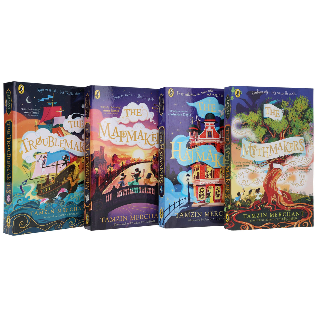 The Hatmakers Series by Tamzin Merchant 4 Books Collection Set - Ages 8-13 - Paperback
