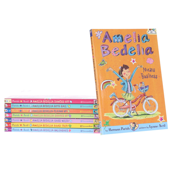 Amelia Bedelia Funny Chapter Books by Herman Parish Illustrated 8 Books Collection Box Set - Ages 6-10 - Paperback