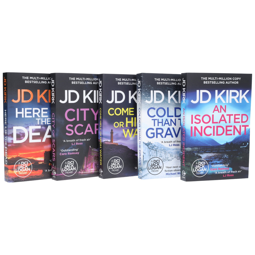 DCI Logan Crime Thrillers (Book 1-5) by JD Kirk 5 Books Collection Set - Fiction - Paperback