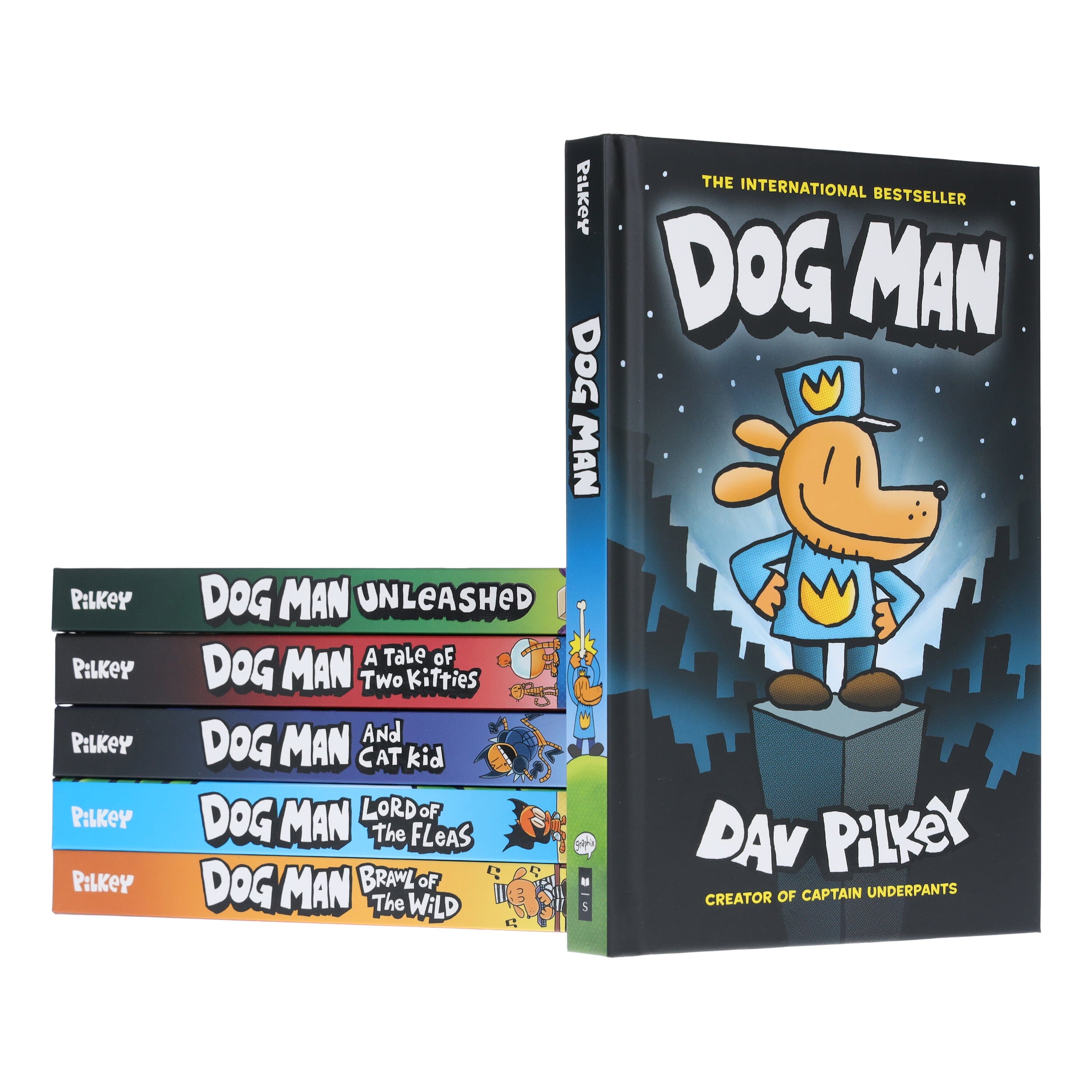 Dog Man: The Supa Epic Collection by Dav Pilkey 6 Books Box Set