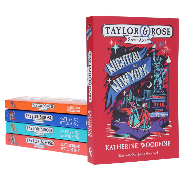 Taylor & Rose Secret Agents Series by Katherine Woodfine 5 Books Collection Set - Ages 9-14 - Paperback