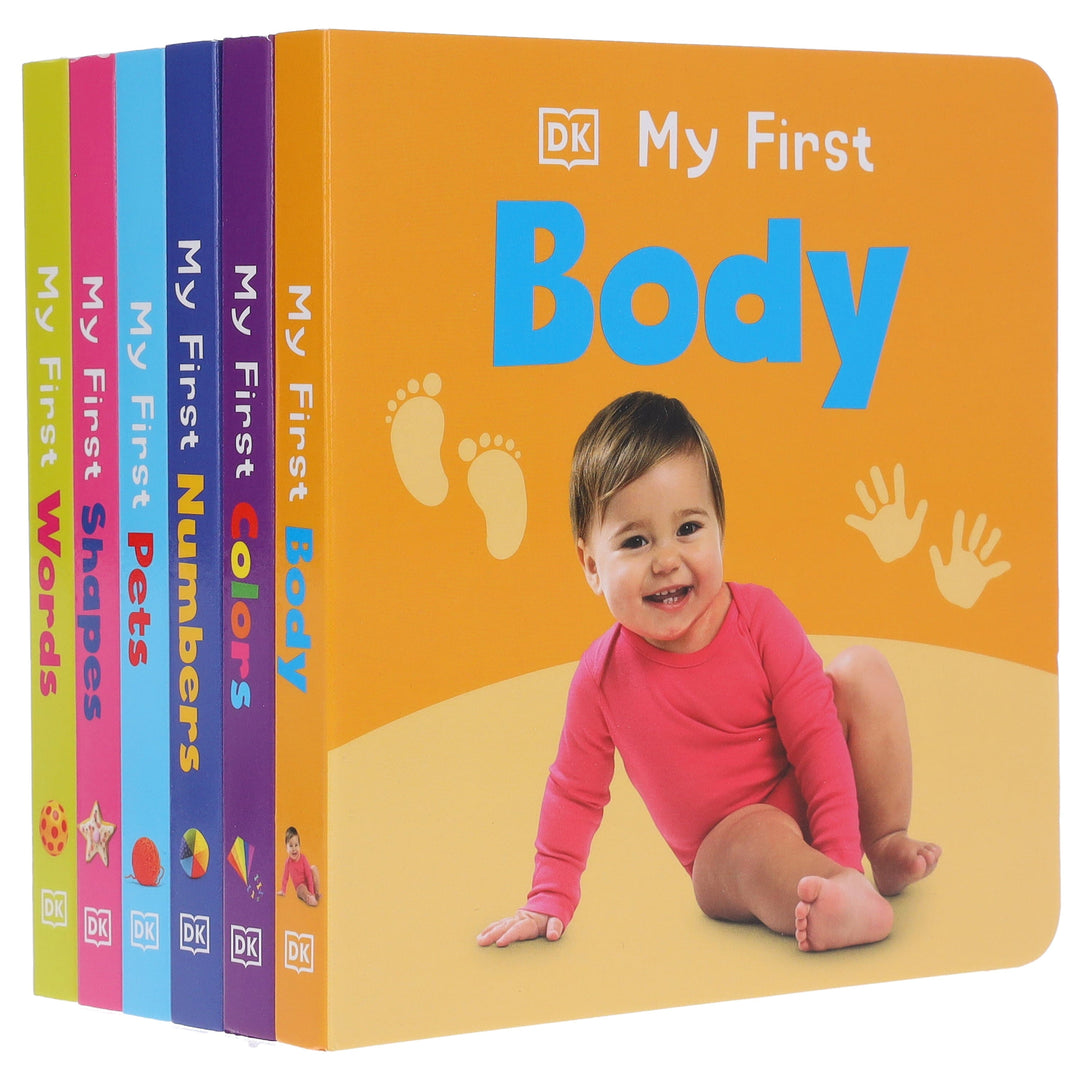 DK: My First Learning Library 6 Books Collection Box Set - Ages 0-5 - Board Book