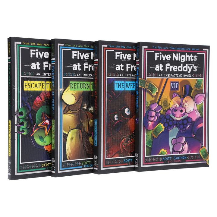 Five Nights at Freddy's: Interactive 4 Novels Box Set by Scott Cawthon - Ages 12+ - Paperback