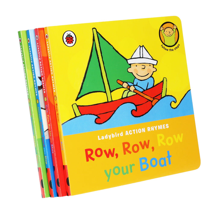 Ladybird Action Rhymes 4 Books Collection - Ages 2-4 - Paperback