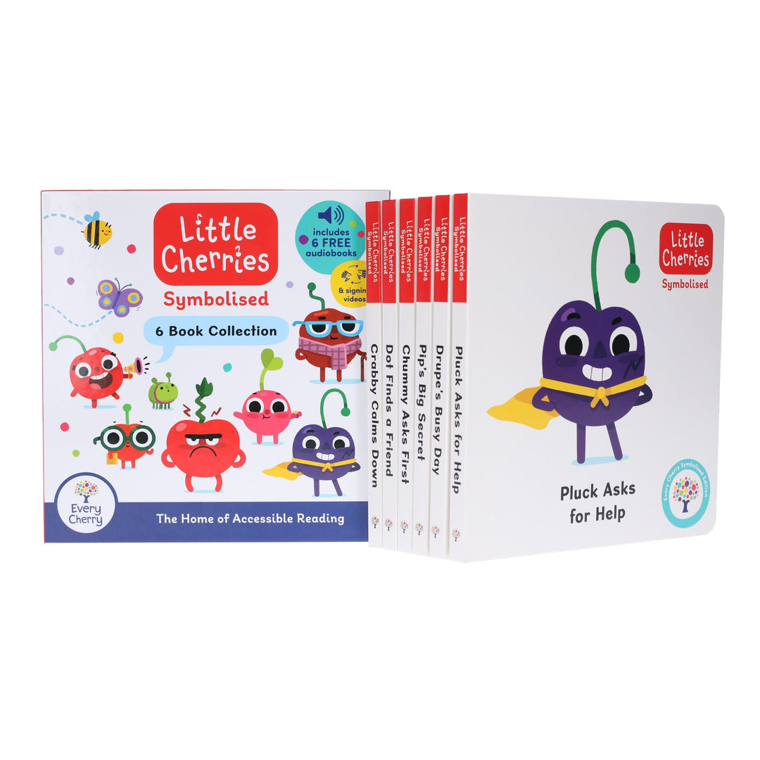 The Little Cherries Series illustrated 6 Books Collection Box Set (6 Free Audio Books Included) - Ages 5-7 - Paperback