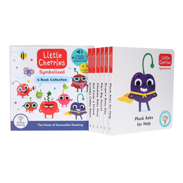 The Little Cherries Series illustrated 6 Books Collection Box Set (6 Free Audio Books Included) - Ages 5-7 - Paperback