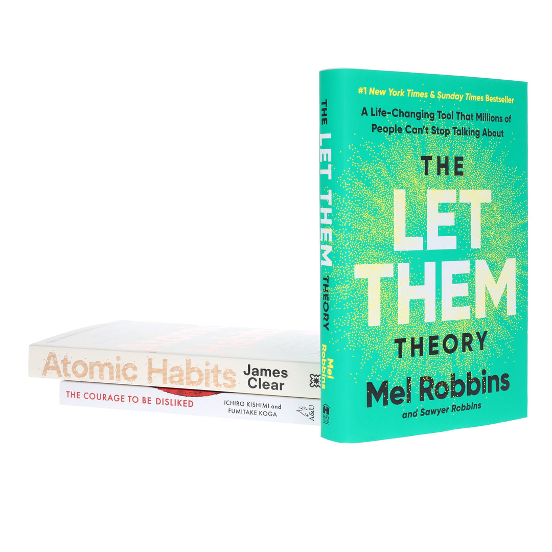 The Let Them Theory, Atomic Habits & The Courage To Be Disliked 3 Books Collection Set - Non Fiction - Paperback/Hardback