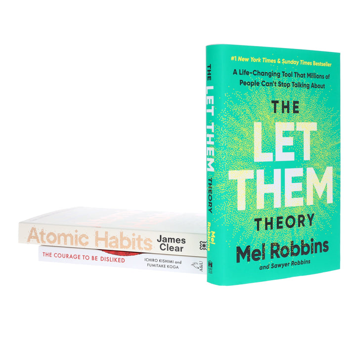 The Let Them Theory, Atomic Habits & The Courage To Be Disliked 3 Books Collection Set - Non Fiction - Paperback/Hardback