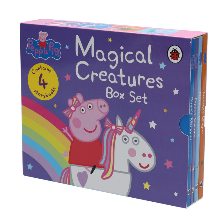 Peppa Pig Magical Creatures By Ladybird 4 Story Books Box Set - Ages 2-5 - Board Book