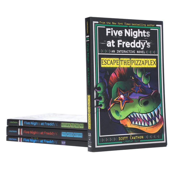 Five Nights at Freddy's: Interactive 4 Novels Box Set by Scott Cawthon - Ages 12+ - Paperback