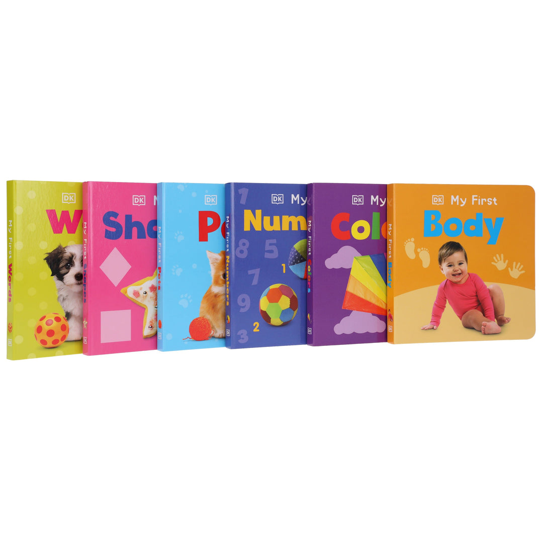 DK: My First Learning Library 6 Books Collection Box Set - Ages 0-5 - Board Book