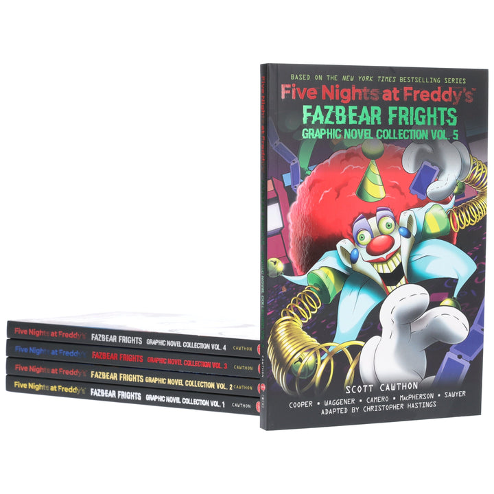 Five Nights at Freddy's: Fazbear Frights by Scott Cawthon 5 Graphic Novels Box Set - Ages 12+ - Paperback