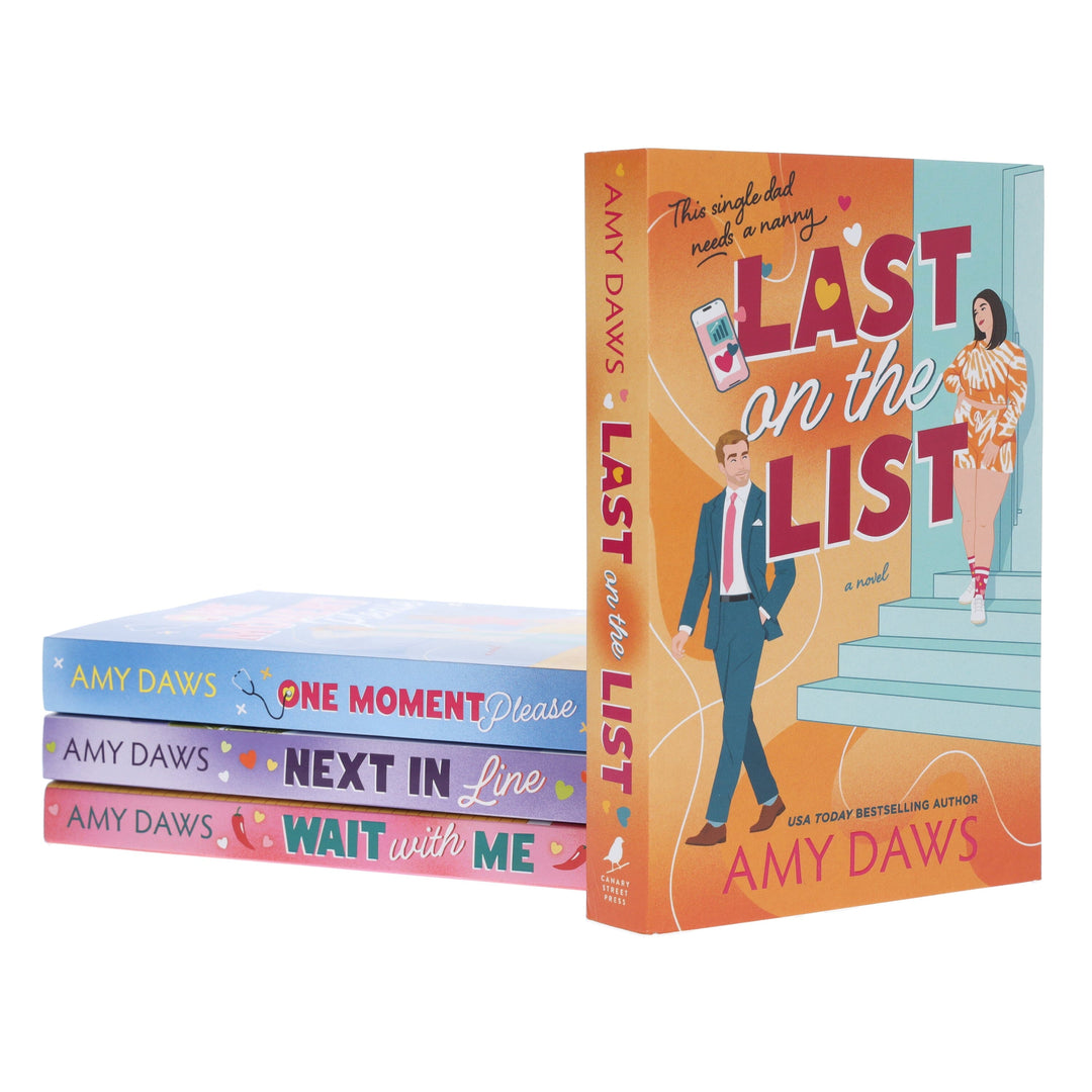 Wait With Me Series by Amy Daws 4 Book Sprayed Edges Collection Set - Fiction - Paperback