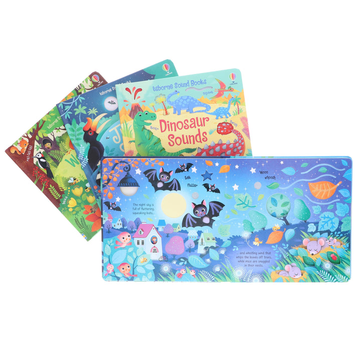 Usborne Sound Books by Sam Taplin 4 Books Collection Set - Ages 0-5 - Board Book
