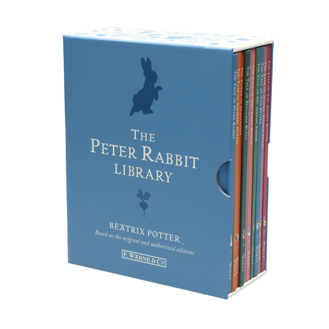 Peter Rabbit Library 10 Books Collection Box Set by Beatrix Potter With Peter Rabbit Classic Costume