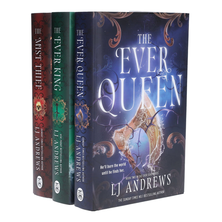 The Ever Seas Series by LJ Andrews 3 Books Collection Set - Fiction - Hardback