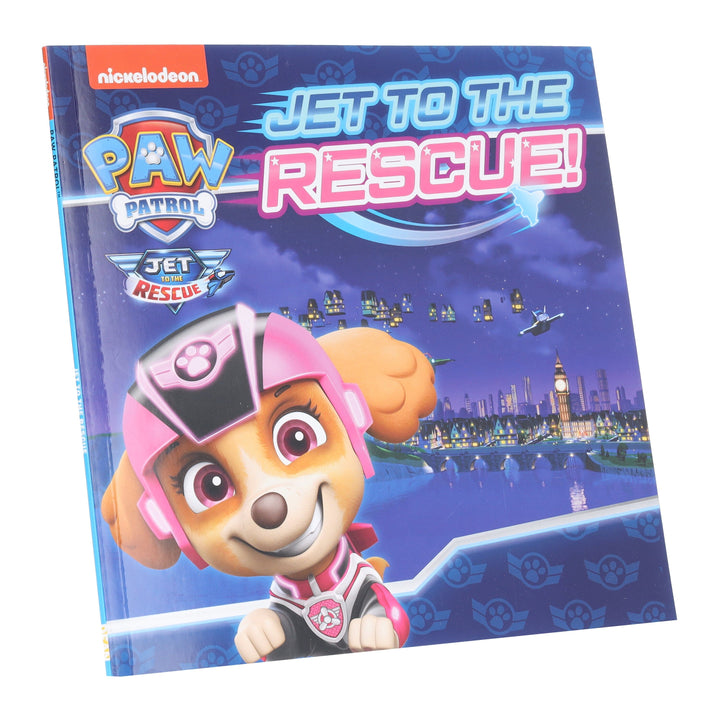 Paw Patrol Picture Story Book Collection (PUPS SAVE THE GAMES! & JET TO THE RESCUE!) 2 Books Set - Ages 3-5 - Paperback