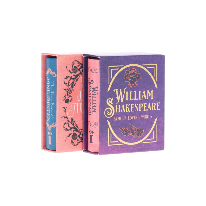 The Tiny Books of Jane Austen & William Shakespeare: Famous Loving Words by Darcy Reed 2 Books Set - Fiction - Hardback