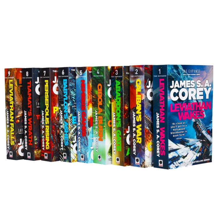 The Expanse Series 9 Books Collection Set by James S. A. Corey - Fiction - Paperback