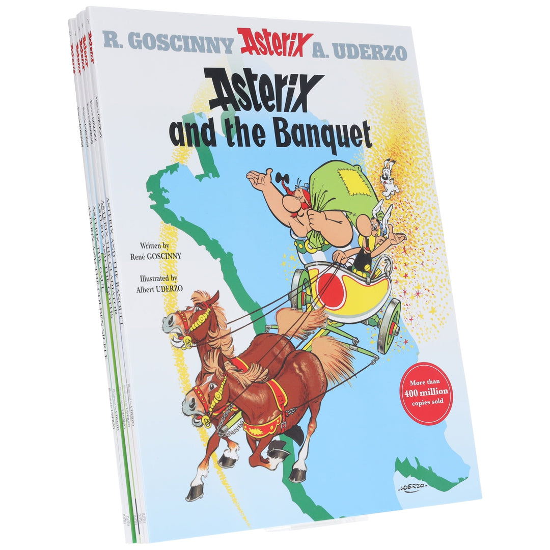 Asterix Series 1 (Book 1-5) by Goscinny & Uderzo: 5 Books Collection Set - Ages 6-11 - Paperback