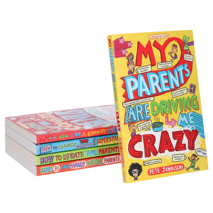 Louis the Laugh Series by Pete Johnson: 5 Books Collection Set - Age 7-12 - Paperback