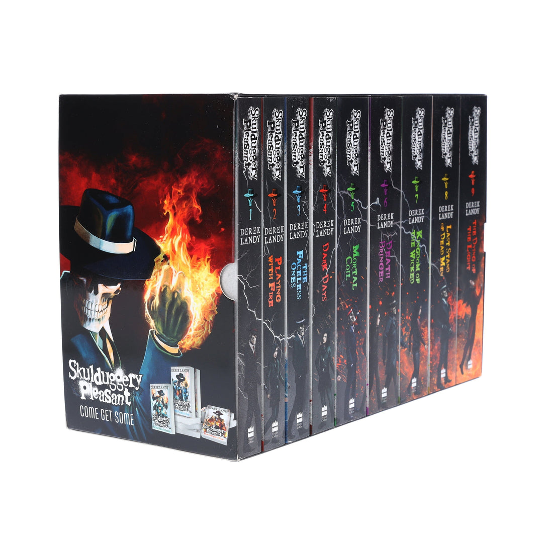 Skulduggery Pleasant by Derek Landy: Books 1-9 Box Set - Ages 11+ - Paperback Young Adult HarperCollins Publishers